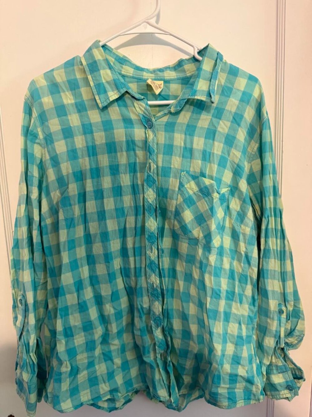Gingham Button Down Shirt